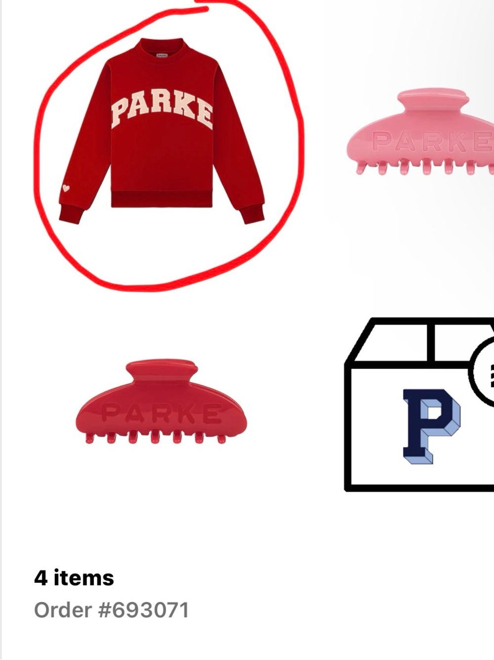 PARKE Valentine’s Varsity Mockneck - Picture 2 of 8